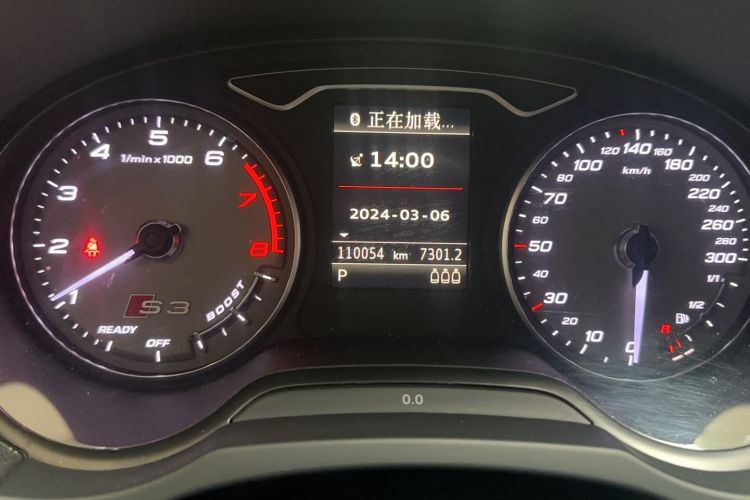 Used Audi S3 2015 S3 2.0T Limousine Odometer Close Up