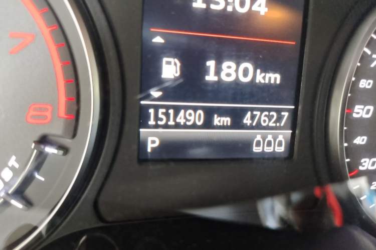 Used Audi S3 2015 S3 2.0T Limousine Odometer Close Up