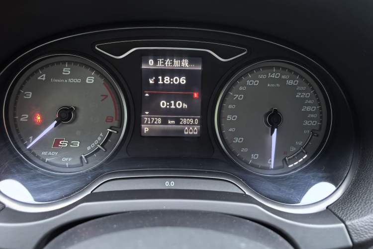 Used Audi S3 2015 S3 2.0T Limousine Odometer Close Up