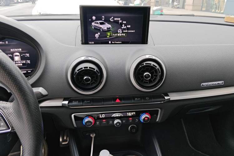 Used Audi S3 2017 Year Restyled S3 2.0T Limousine Audio And AC Panel