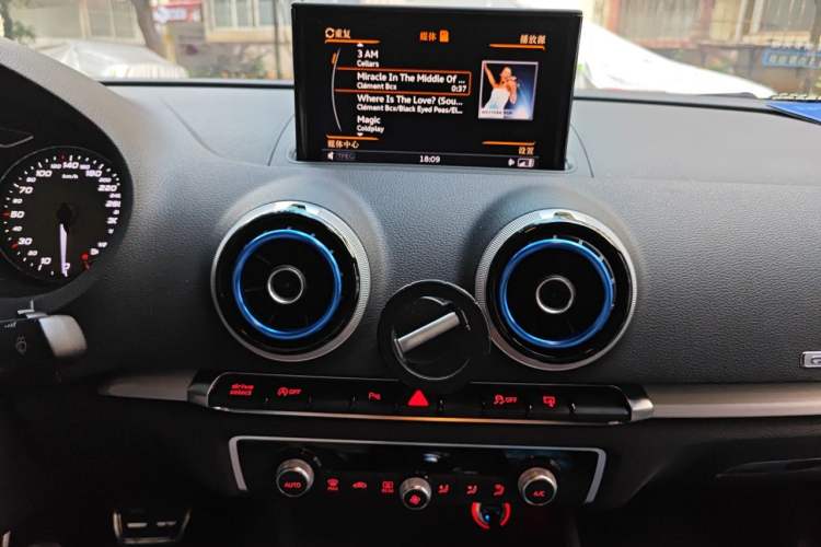 Used Audi S3 2017 S3 2.0T Limousine Audio And AC Panel