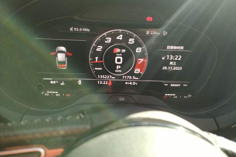 Used Audi S3 2017 Year Restyled S3 2.0T Limousine Instrument Cluster