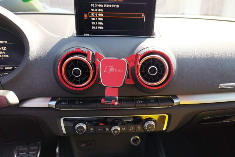 Used Audi S3 2019 S3 2.0T Limousine Audio And AC Panel