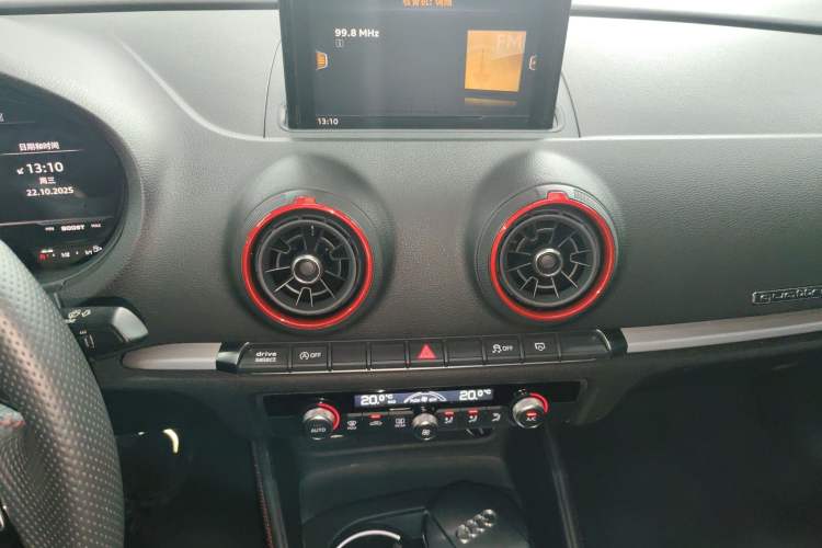 Used Audi S3 2019 S3 2.0T Limousine Audio And AC Panel