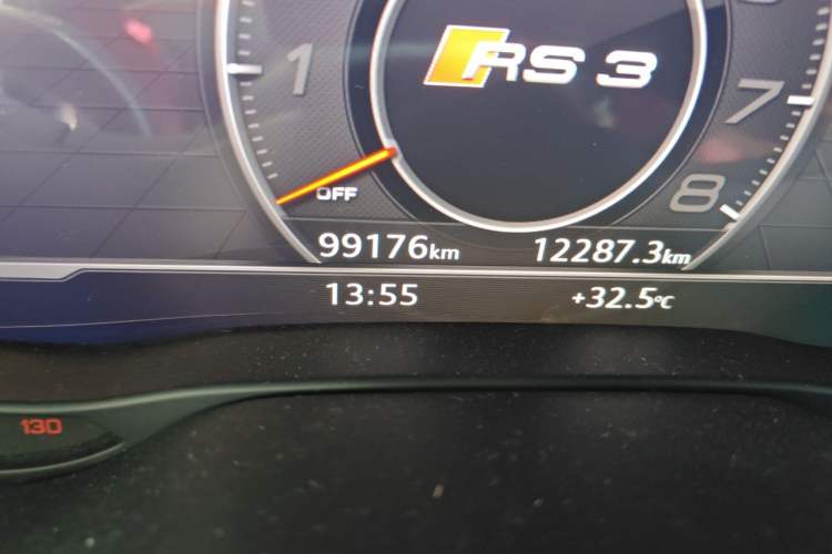 Used Audi S3 2019 S3 2.0T Limousine Odometer Close Up