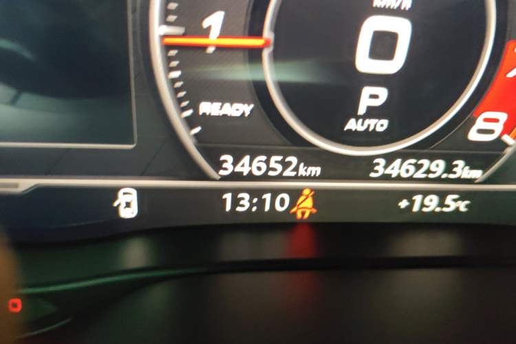 Used Audi S3 2019 S3 2.0T Limousine Odometer Close Up