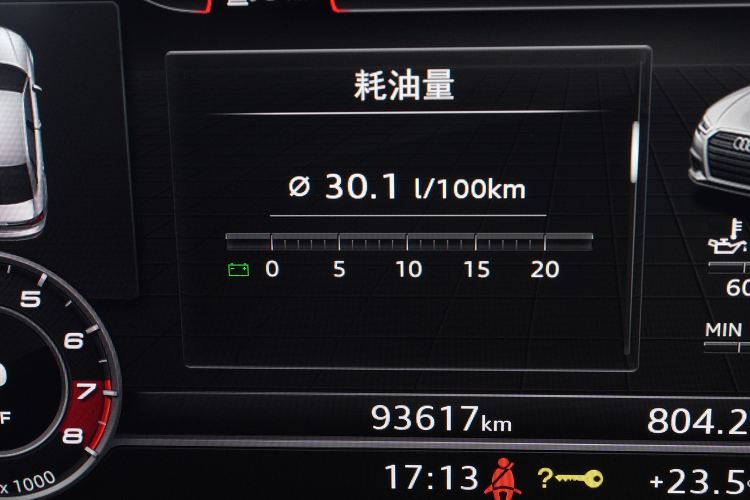 Used Audi S3 2019 S3 2.0T Limousine Odometer Close Up