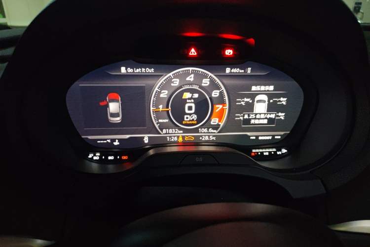 Used Audi S3 2019 S3 2.0T Limousine Odometer Close Up