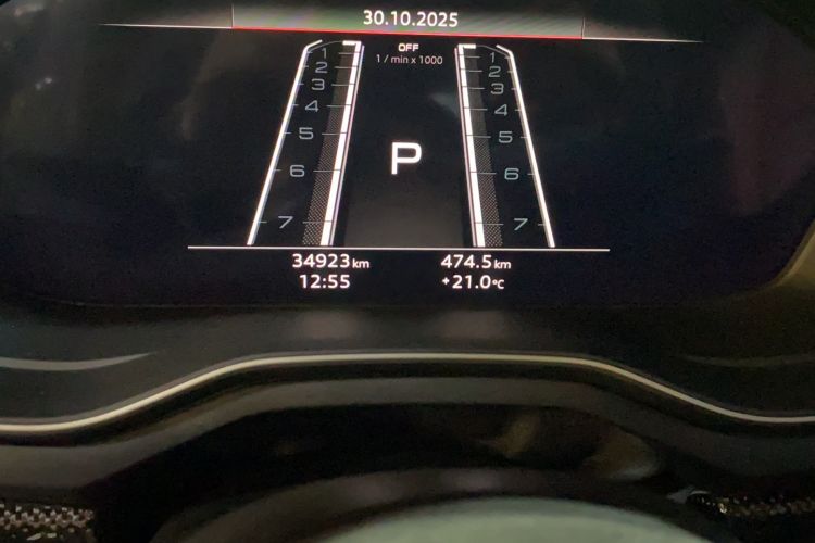 Used Audi S4 2022 S4 3.0TFSI Odometer Close Up