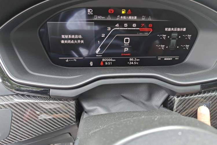 Used Audi S4 2018 S4 3.0TFSI Odometer Close Up