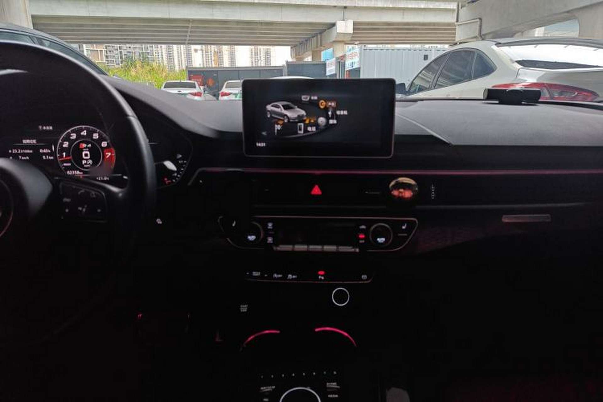 Used Audi S4 2018 S4 3.0TFSI Audio And AC Panel