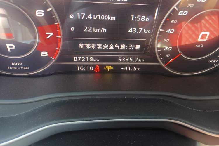 Used Audi S4 2018 S4 3.0TFSI Odometer Close Up