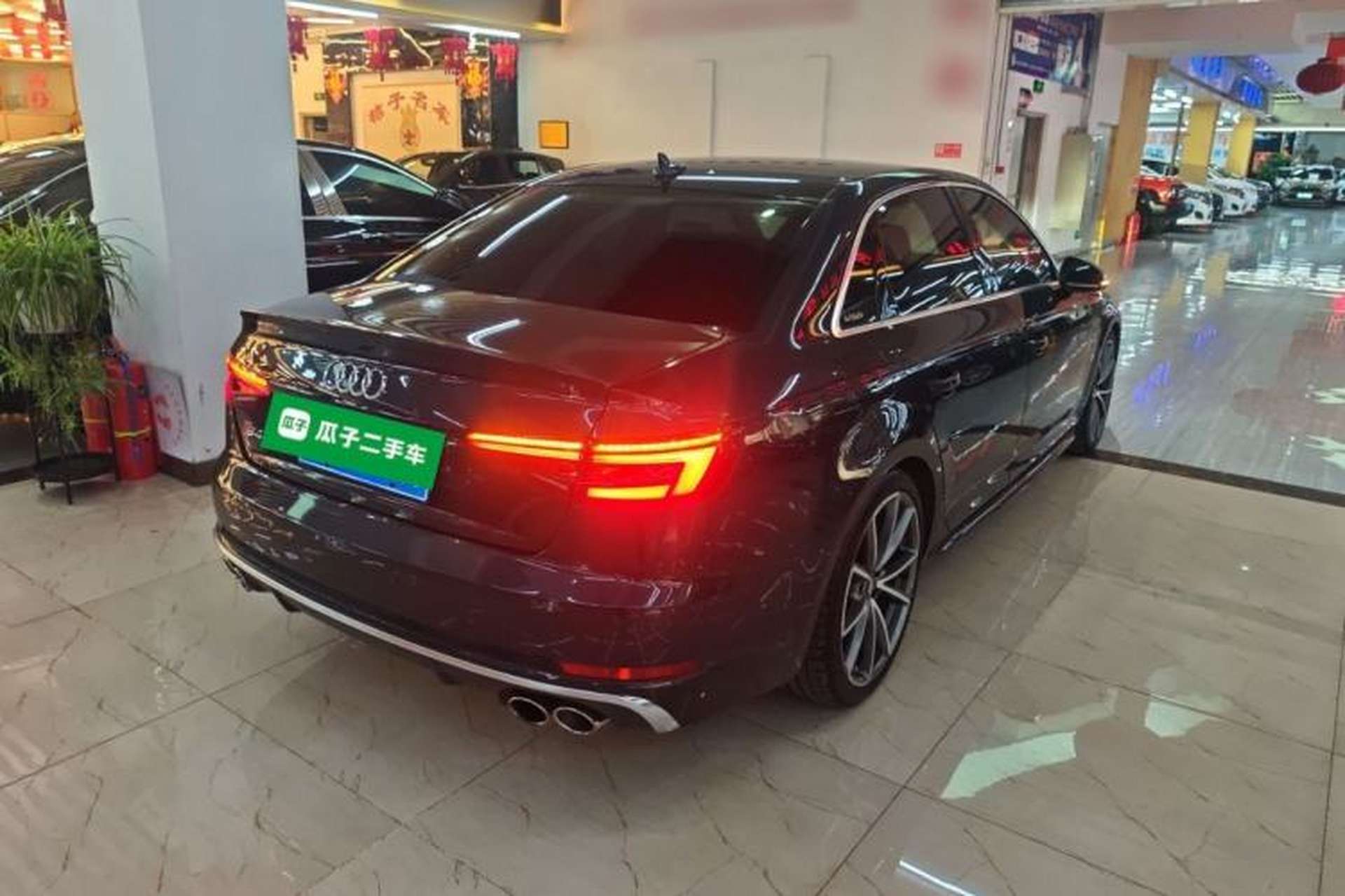 Used Audi S4 2018 S4 3.0TFSI Rear Right 45 Deg