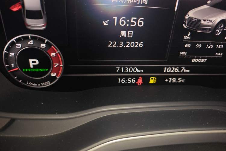 Used Audi S4 2018 S4 3.0TFSI Odometer Close Up