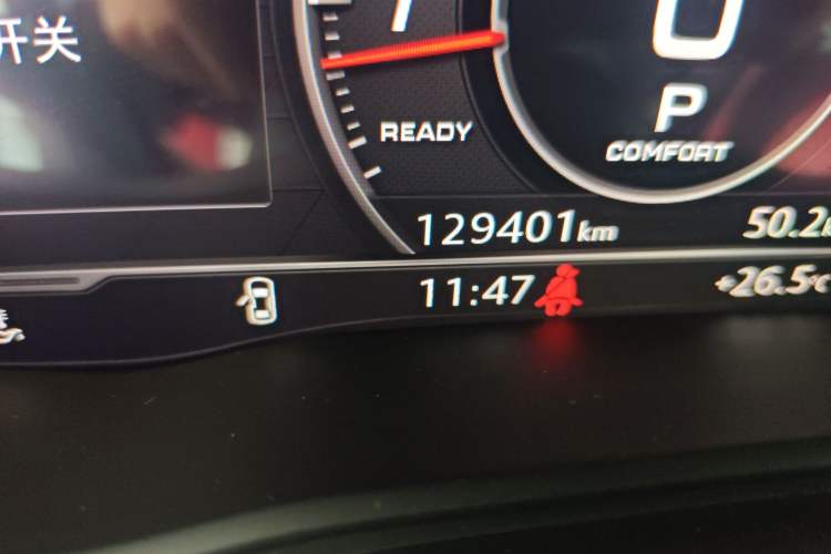 Used Audi S4 2018 S4 3.0TFSI Odometer Close Up