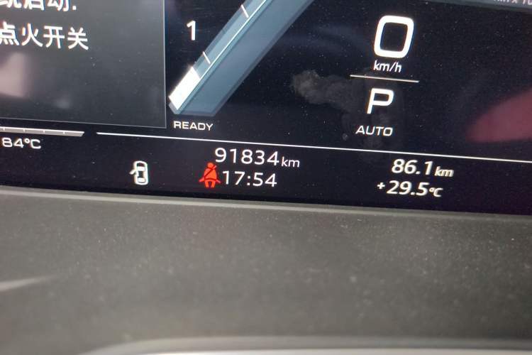 Used Audi S4 2020 S4 3.0TFSI Odometer Close Up