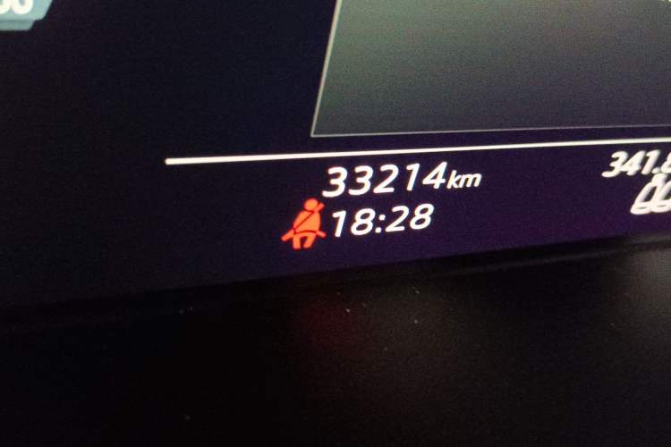 Used Audi S4 2020 S4 3.0TFSI Odometer Close Up