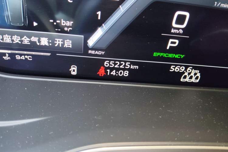 Used Audi S4 2020 S4 3.0TFSI Odometer Close Up
