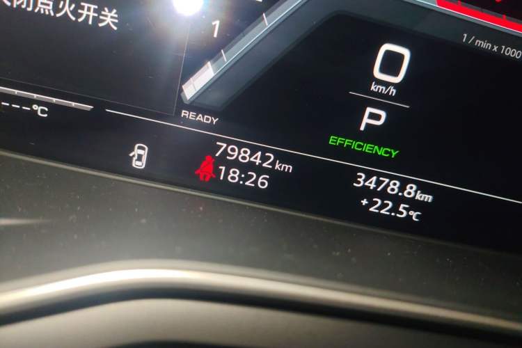 Used Audi S4 2020 S4 3.0TFSI Odometer Close Up