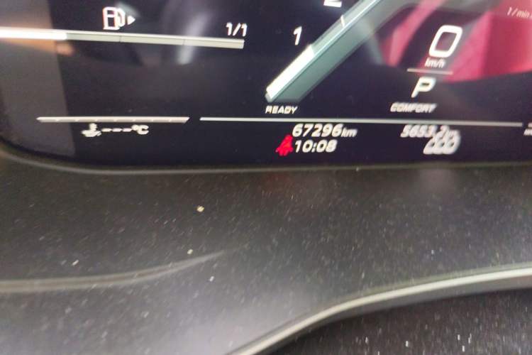 Used Audi S4 2020 S4 3.0TFSI Odometer Close Up
