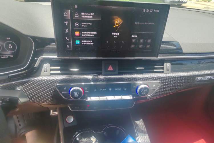 Used Audi S4 2020 S4 3.0TFSI Audio And AC Panel