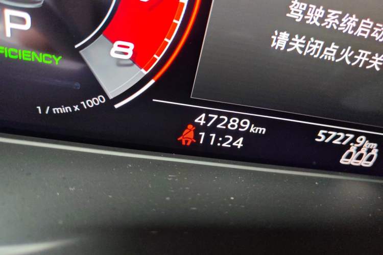 Used Audi S4 2020 S4 3.0TFSI Odometer Close Up