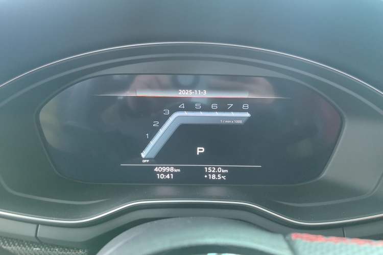 Used Audi S4 2020 S4 3.0TFSI Odometer Close Up