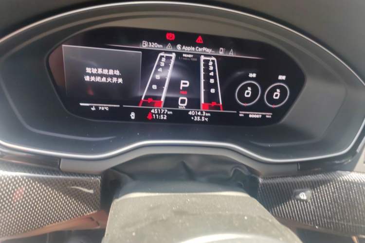 Used Audi S4 2020 S4 3.0TFSI Odometer Close Up