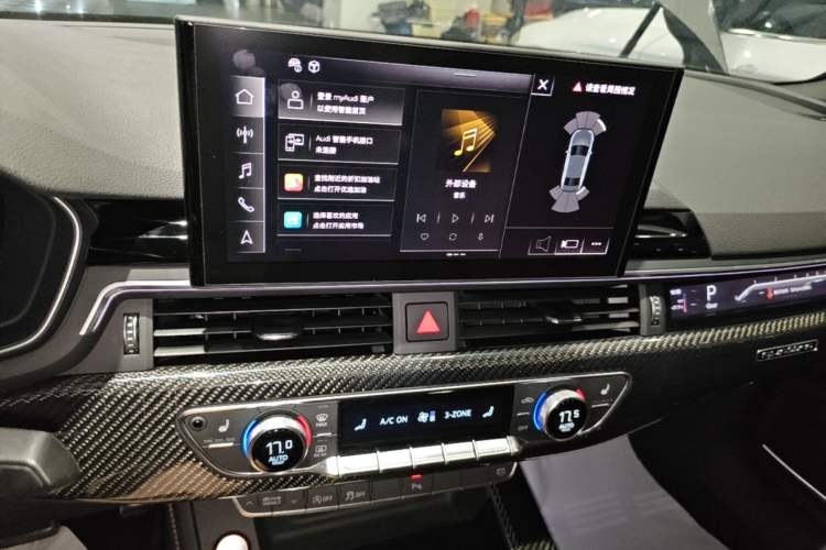 Used Audi S4 2020 S4 3.0TFSI Audio And AC Panel