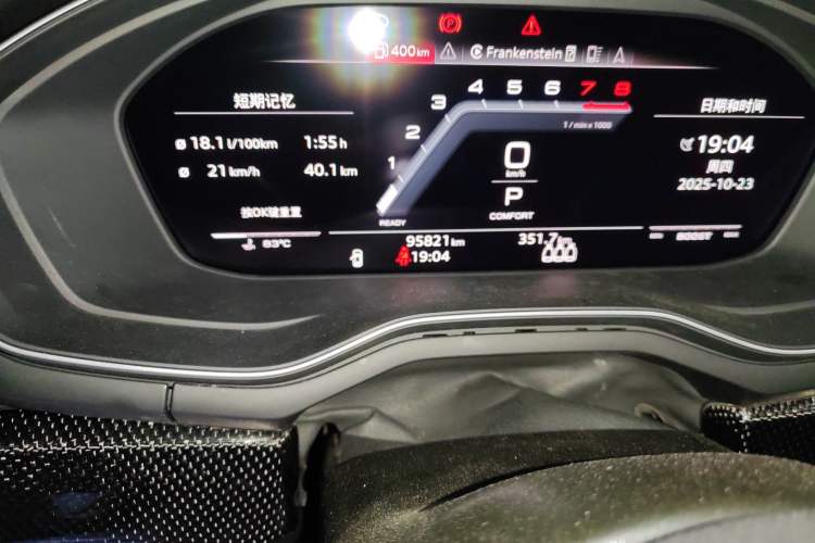 Used Audi S4 2020 S4 3.0TFSI Odometer Close Up