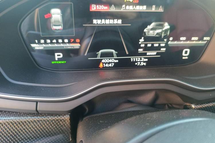 Used Audi S4 2022 S4 3.0TFSI Odometer Close Up