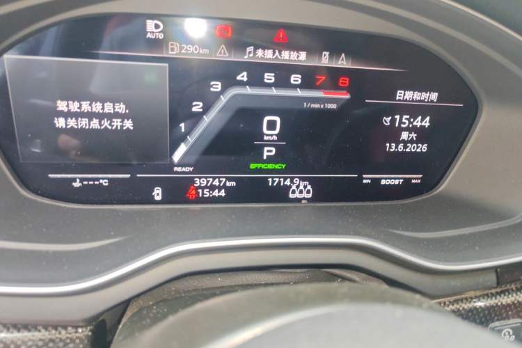 Used Audi S4 2022 S4 3.0TFSI Odometer Close Up