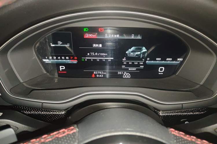Used Audi S4 2022 S4 3.0TFSI Odometer Close Up