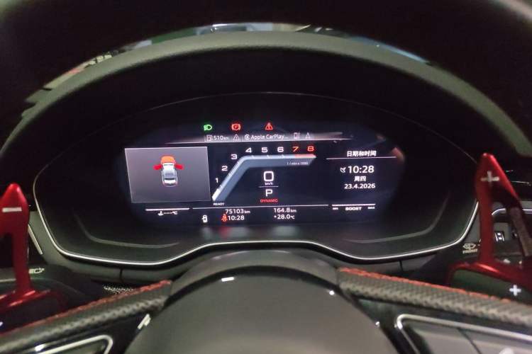 Used Audi S4 2022 S4 3.0TFSI Odometer Close Up