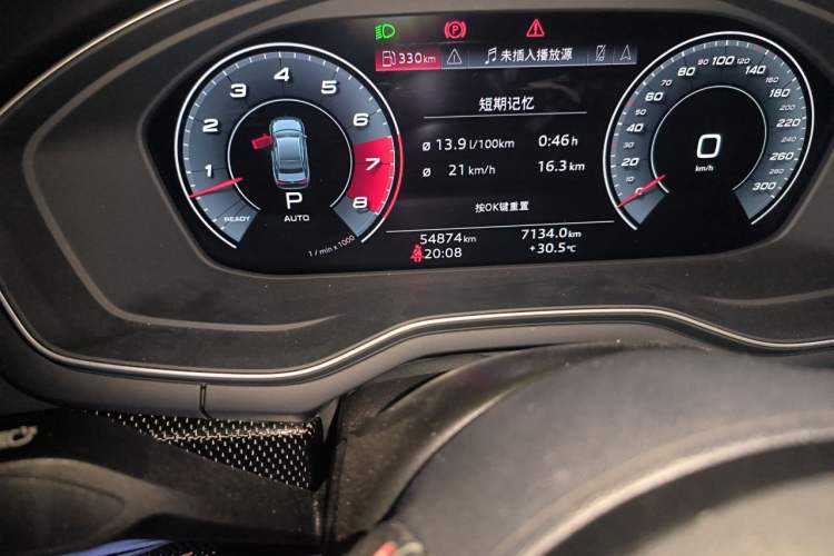 Used Audi S4 2022 S4 3.0TFSI Odometer Close Up