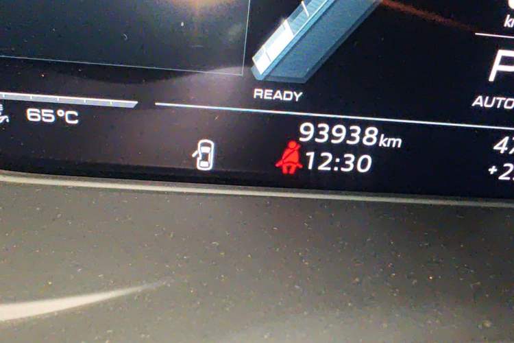 Used Audi S4 2022 S4 3.0TFSI Odometer Close Up