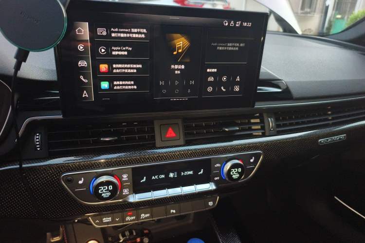 Used Audi S4 2022 S4 3.0TFSI Audio And AC Panel