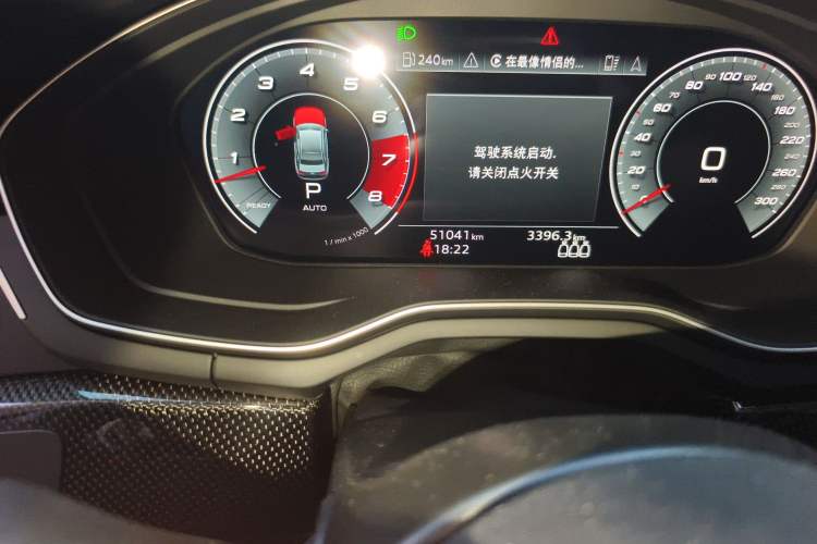Used Audi S4 2022 S4 3.0TFSI Odometer Close Up