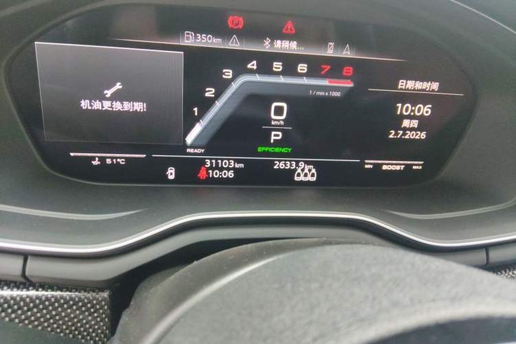 Used Audi S4 2023 S4 3.0TFSI Odometer Close Up