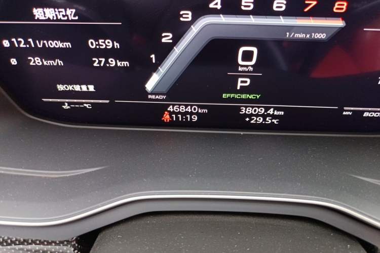 Used Audi S4 2023 S4 3.0TFSI Odometer Close Up
