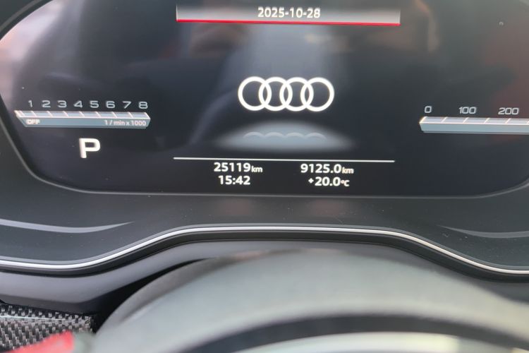 Used Audi S4 2023 S4 3.0TFSI Odometer Close Up