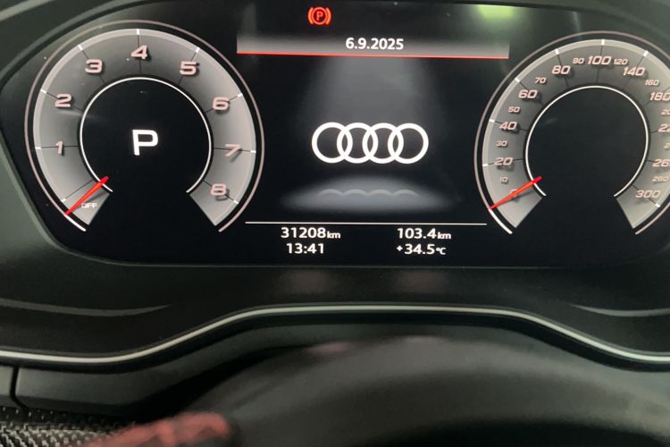 Used Audi S4 2023 S4 3.0TFSI Odometer Close Up