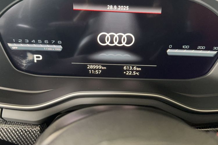 Used Audi S4 2023 S4 3.0TFSI Odometer Close Up