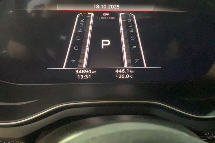 Used Audi S4 2023 S4 3.0TFSI Odometer Close Up