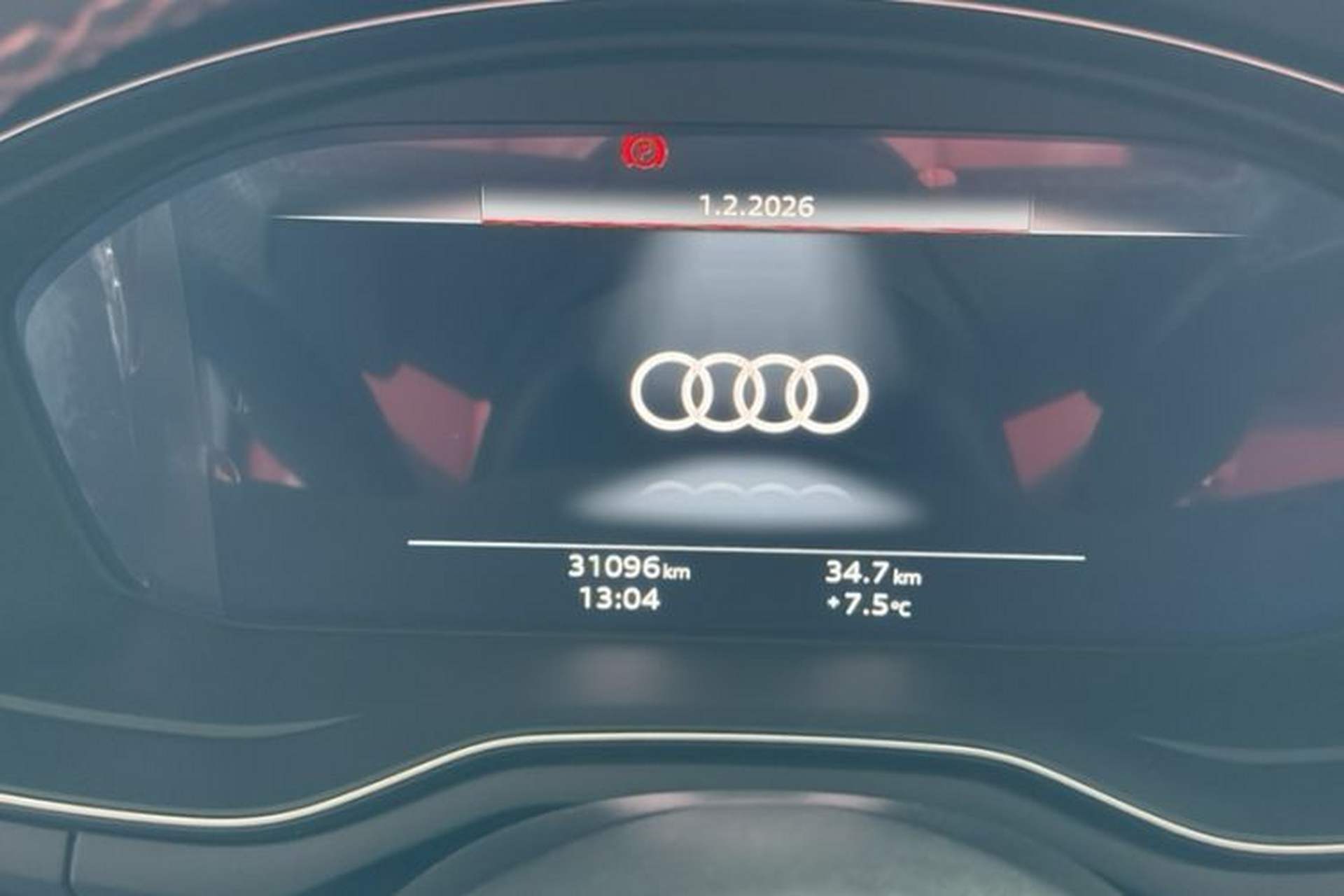 Used Audi S4 2023 S4 Avant 3.0TFSI Odometer Close Up