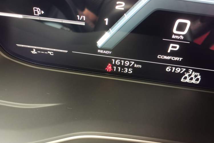 Used Audi S4 2023 S4 3.0TFSI Odometer Close Up