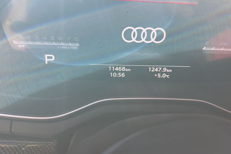 Used Audi S4 2024 S4 3.0TFSI Odometer Close Up