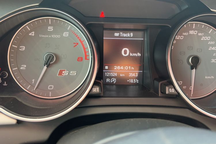 Used Audi S5 2016 S5 3.0T Sportback Odometer Close Up