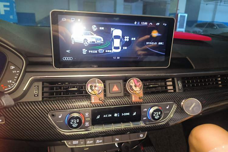 Used Audi S5 2017 S5 3.0T Coupe Audio And AC Panel