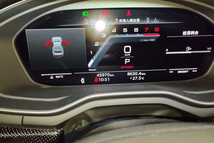 Used Audi S5 2022 S5 3.0T Coupe Odometer Close Up